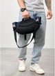 Велика чоловіча поясна сумка бананка Sambag DynamicDart синя(SB_FE1D84ACAD50) - зображення 8
