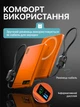 Повербанк магнитный MagSafe 10000 mAh 15W 20W PowerBank для айфона магсейф максейв для Apple iPhone 12 13 14 15 16 17 эпл ультратонкий Type-C с дисплеем быстрая беспроводная и проводная зарядка Qi Orange LEXEGO HDL-10-OR - изображение 3