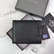 Чоловічий гаманець CALVIN KLEIN натуральна шкіра Чорний 11,5×9,5 см (LUX1447) - зображення 2