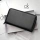 Мужской портмоне CALVIN KLEIN натуральная кожа 19,5×11 см Черный (LUX1402) - изображение 4