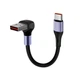 Кабель угловой переходник USB - Type-C (M/M) Fast Charging Metal, 15 см (48793) - изображение 1