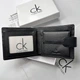Чоловічий гаманець CALVIN KLEIN натуральна шкіра 10 × 8,5 см Чорний (LUX1459) - зображення 5