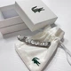 Мужской браслет LACOSTE нержавеющая сталь универсальный Серый (LUX1420) - изображение 2