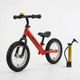 Беговел детский велобег SP-Sport Nimble 557 с звоночком и насосом Red-Black (от 1,5 лет) - изображение 5