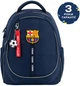 Рюкзак шкільний Kite Education FC Barcelona 38x28x16 см 18 л Синій (BC26-700M) - зображення 3