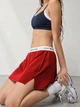 Юбка-шорты мини летняя женская Tommy Hilfiger 8315532 XS Красная (1159858559) - изображение 3