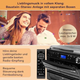 Програвач вінілових платівок Auna з CD, касетною декою, Bluetooth, FM/DAB+ та USB - зображення 4