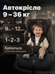 Детское автокресло Kaya Pulse PP-1240 Melange Black 9–36 кг (группа 1/2/3), универсальное, черное - изображение 1