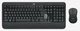 Клавіатура і миша Logitech бездротові чорні з вологозахищеним корпусом (680813) - зображення 1