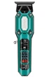 Акумуляторна машинка для стрижки VGR V900, триммер для волосся та бороди, 120 хв автономної роботи, роторний мотор, 4 насадки 1.5–6 мм, леза з нержавіючої сталі, USB зарядка, зелена, компактна та зручна для дому та подорожей - изображение 2