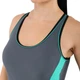 Женский слитный купальник SP-Sport 7968 размер S (42-44) Grey-Mint - изображение 3