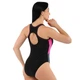 Женский слитный купальник SP-Sport 7968 размер XL (48-50) Black-Pink - изображение 2