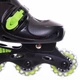 Роликовые коньки раздвижные с комплектом защиты Zelart 2920-2 размер 31-34 Black-Green - изображение 6