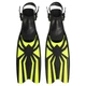Ласты для дайвинга и снорклинга с открытой пяткой SP-Sport размер M-L (40-43) Black-Yellow - изображение 1