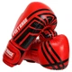 Перчатки боксерские кожаные на липучке Fistrage Fight Gear 79211 размер 10 унций Red-Black - изображение 4