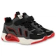 Детские высокие баскетбольные кроссовки SP-Sport Kid's Edition 2410-1 размер 33 Grey-Black-Red - изображение 2