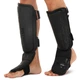 Защита голени и стопы кожаная для единоборств защита для ног Fistrage Fight Gear 7903 размер L Black - изображение 1