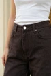 Джинси Жіночі Стаф Темно-коричневі Широкі Джинсові Штани Staff 46 Dark Brown Wide Leg 40 (387531) - зображення 3