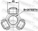 Трипоїд ШРУСа KIA CEE'D (ED) / KIA OPIRUS (GH) / FORD GALAXY (WA6) 2001-2018 г. - изображение 1