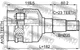 ШРУС LEXUS IS (_E2_) / LEXUS GS (_S19_) / TOYOTA MARK X (GRX13_) 2003-2013 г. - изображение 1