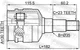 ШРУС LEXUS IS (_E2_) / LEXUS GS (_S19_) / TOYOTA MARK X (GRX13_) 2003-2013 г. - изображение 4