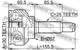 ШРУС MITSUBISHI LANCER CARGO (CS_W) / MITSUBISHI LANCER (CS_A, CT_A) 2000-2013 г. - изображение 1