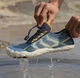 Обувь для пляжа и кораллов аквашузы Diving shoes синие с серым на шнурках 41 ( 26,5 см ) 325 - изображение 3