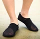 Обувь для пляжа и кораллов аквашузы Diving shoes черные плоская подошва 40-41 ( 25,5 см ) 238 - изображение 5