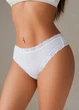 Женские нежные трусики стринги в рубчик Perfect Spring (2023-48-02) Белый 48 FINETOO (XL) - изображение 2