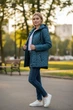Куртка жіноча демісезонна 56 Зелена 202653 - изображение 2
