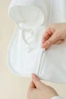 Європелюшка на липучках з шапочкою Mag baby Cozy, milk 3-6 - изображение 2