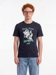 Футболка хлопковая длинная мужская Puma Graphics 69349416 L New Navy с принтом (4069161715747) - изображение 1