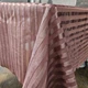 Скатерть Silver Exklusiv jacquard 160х220 Пудра - изображение 2