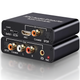HDMI ARC аудио экстрактор 192kHz Addap HAE-03, ЦАП - конвертер звука с HDMI/SPDIF/Coaxial на RCA/AUX 3.5 мм/SPDIF/Coaxial для ТВ, саундбаров и усилителей (1312) - изображение 3