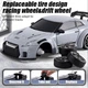 Машинка для дрифта на радіокеруванні Nissan GT-R S815 1:24 4WD з LED-підсвіткою (Сірий) - изображение 5