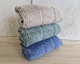 Набор турецких махровых полотенец Cestepe MicroCotton Premium 3 штуки 50x90 Nevara 2 плотность 600 г/м2 - изображение 5