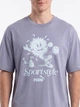 Футболка хлопковая длинная мужская Puma Graphics 69178165 XL Gray Sky с принтом (4069161736483) - изображение 4