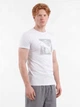 Футболка хлопковая длинная мужская Puma Graphics 69178402 S White с принтом (4069161672903) - изображение 1