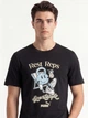 Футболка хлопковая длинная мужская Puma Graphics 69349401 S Black с принтом (4069161658501) - изображение 4