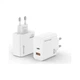 Зарядное устройство Grand-X GaN 1xUSB-C + 1xUSB 65W PD3.0 QC4.0 AFC SCP FCP white (CH-960W) Grand-X CH-960W 1040366 - изображение 4