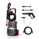 Мойка высокого давления INTERTOOL DT-1513, 1,4 кВт, 80-110 бар, 6,5 л/мин, шланг 5 м - изображение 1
