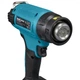 Будівельний фен Makita DHG181ZK LXT, 18В (без АКБ та ЗП) (DHG181ZK) Makita DHG181ZK 1041134 - зображення 2