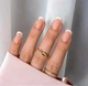 Гелевые типсы для наращивания Soft Gel с французским маникюром глянцевые короткий квадрат S 150 шт бежевые с белой линией френча (0125) - изображение 2