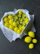 Зефірні квіти та лимони в подарунковій коробці серце 23 см honeycake - зображення 2