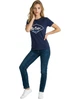 Футболка женская Lee Cooper Diamond 65987022 XXL темно-синяя (2659870225105) - изображение 4