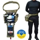 Тактичний стегновий підсумок-аптечка з системою швидкого відкриття Cordura 1000d DERBY Thigh IFAK піксель - зображення 1