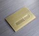 Панель змиву Koer KT-0608-12 240x160x10mm пластикова кнопка заокруглена (колір матове золото) (KR6126) - зображення 6
