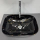 Умывальник (раковина) VBI RAVENNA BLACK LIGHTNING GLOSSY накладной - изображение 2