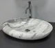 Умывальник (раковина) VBI VICENZA M GREY STONE GLOSSY накладной - изображение 4