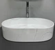 Умывальник (раковина) VBI VERONA 50 MARBLE WHITE GLOSSY накладной - изображение 5